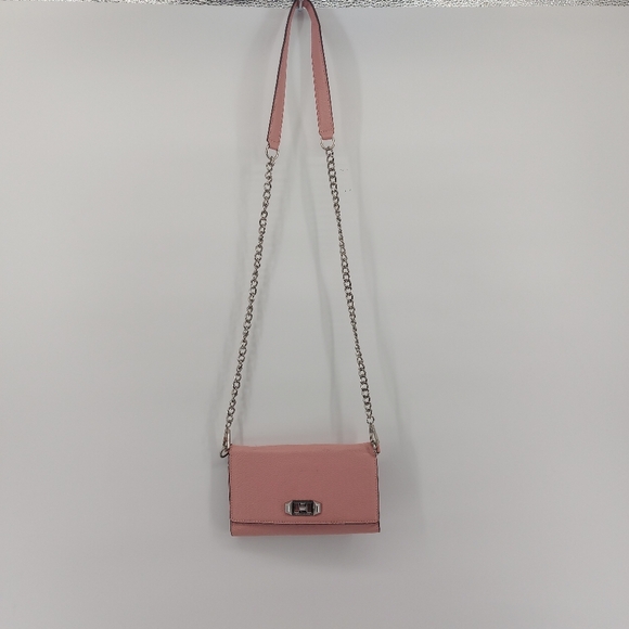 REBECCA MINKOFF Pink Love In Charge Chain Crossbody Organizer Wallet - Picture 8 of 8